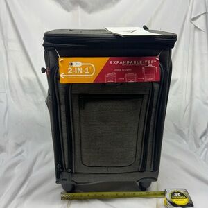 Travelers club luggage, expandable rolling suitcase with USB port